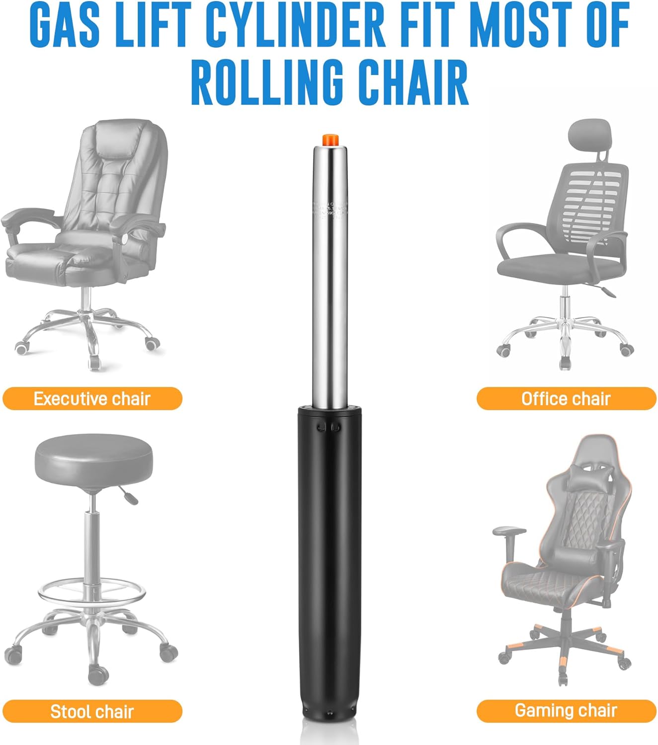 Starvortex Pistone Sedia Ufficio Class 4, 450KG - immagine 7