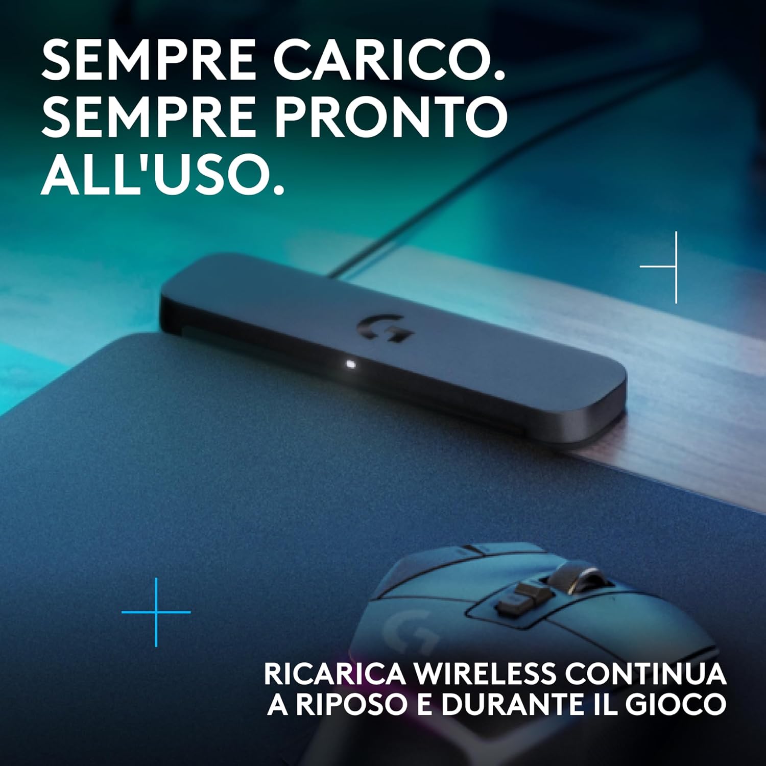 Logitech G POWERPLAY 2 - Tappetino Ricarica Wireless - immagine 2