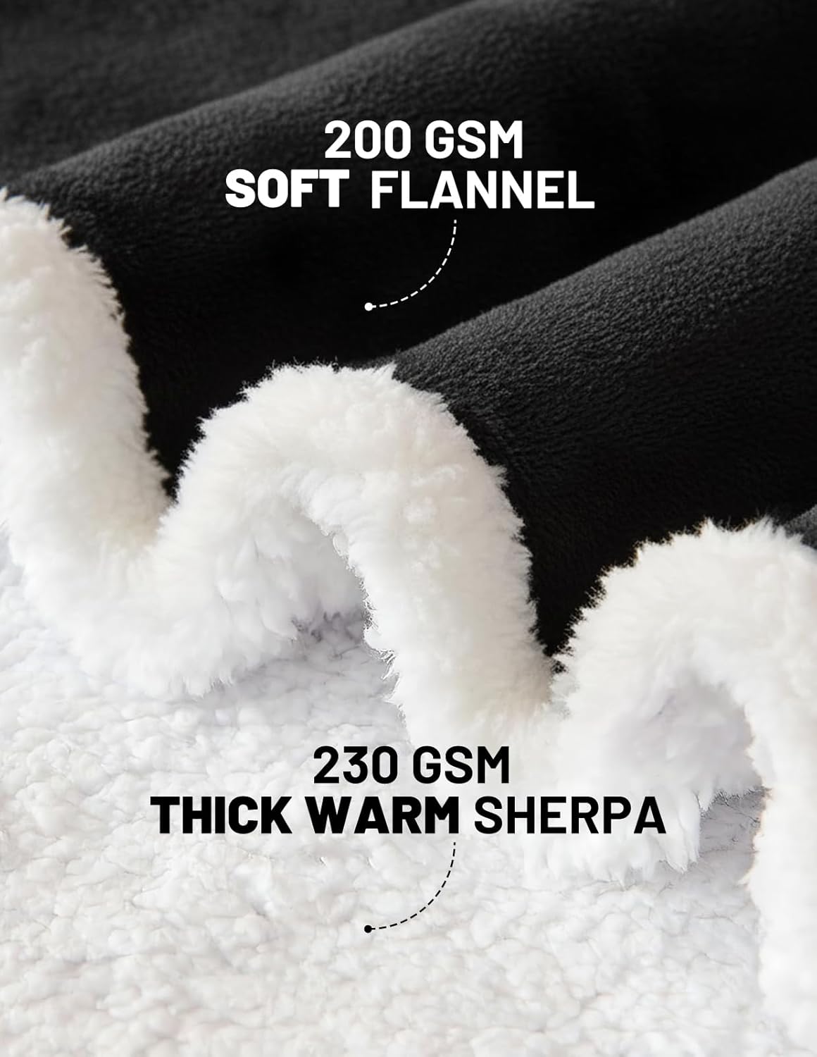 Mewaii Coperta Indossabile con Cappuccio Gatto Nero - immagine 4