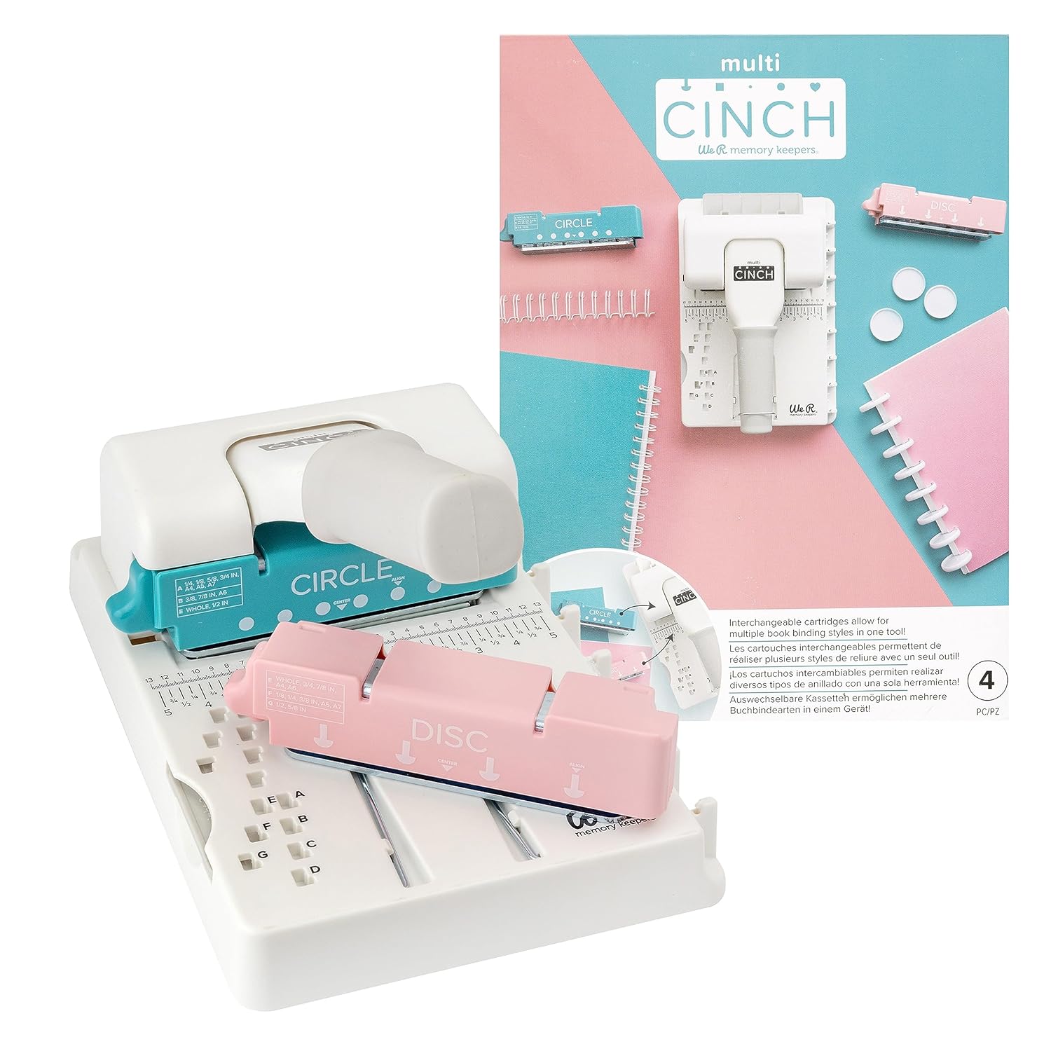 We R Memory Keepers WR Multi Cinch 2:1Circle&Disc - immagine 2