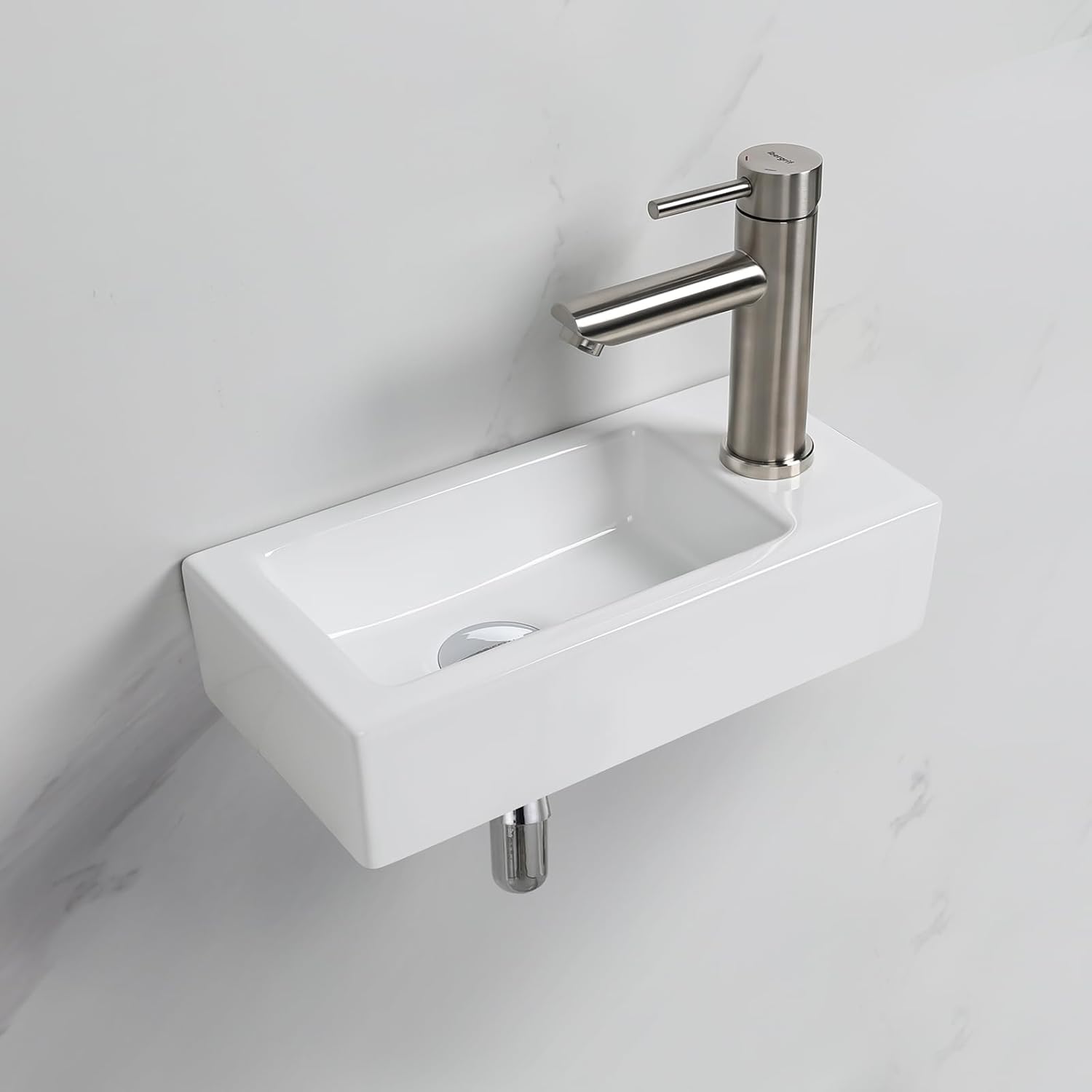 Ibergrif M41102-R Lavabo Rettangolare in Ceramica