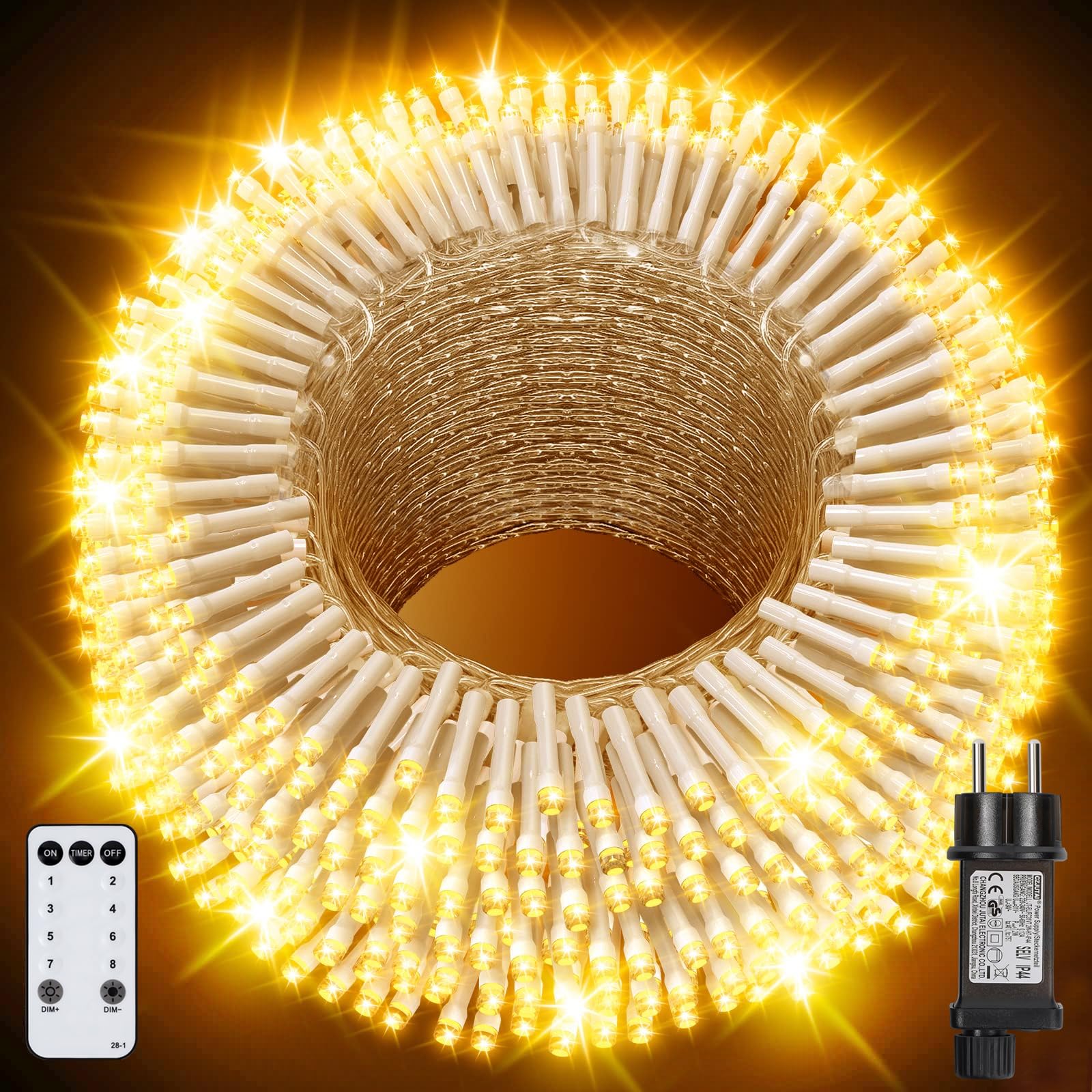 Yagopal Luci Natale Esterno 40M 320 LEDs