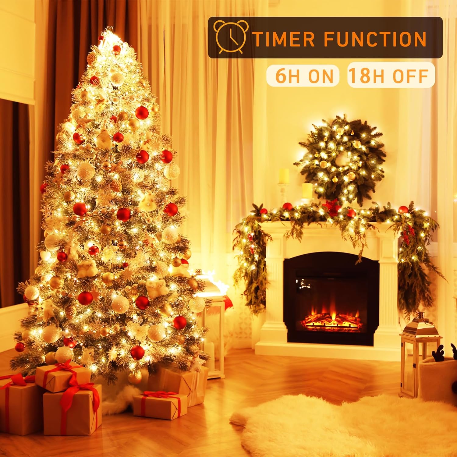 Yagopal Luci Natale Esterno 40M 320 LEDs - immagine 4