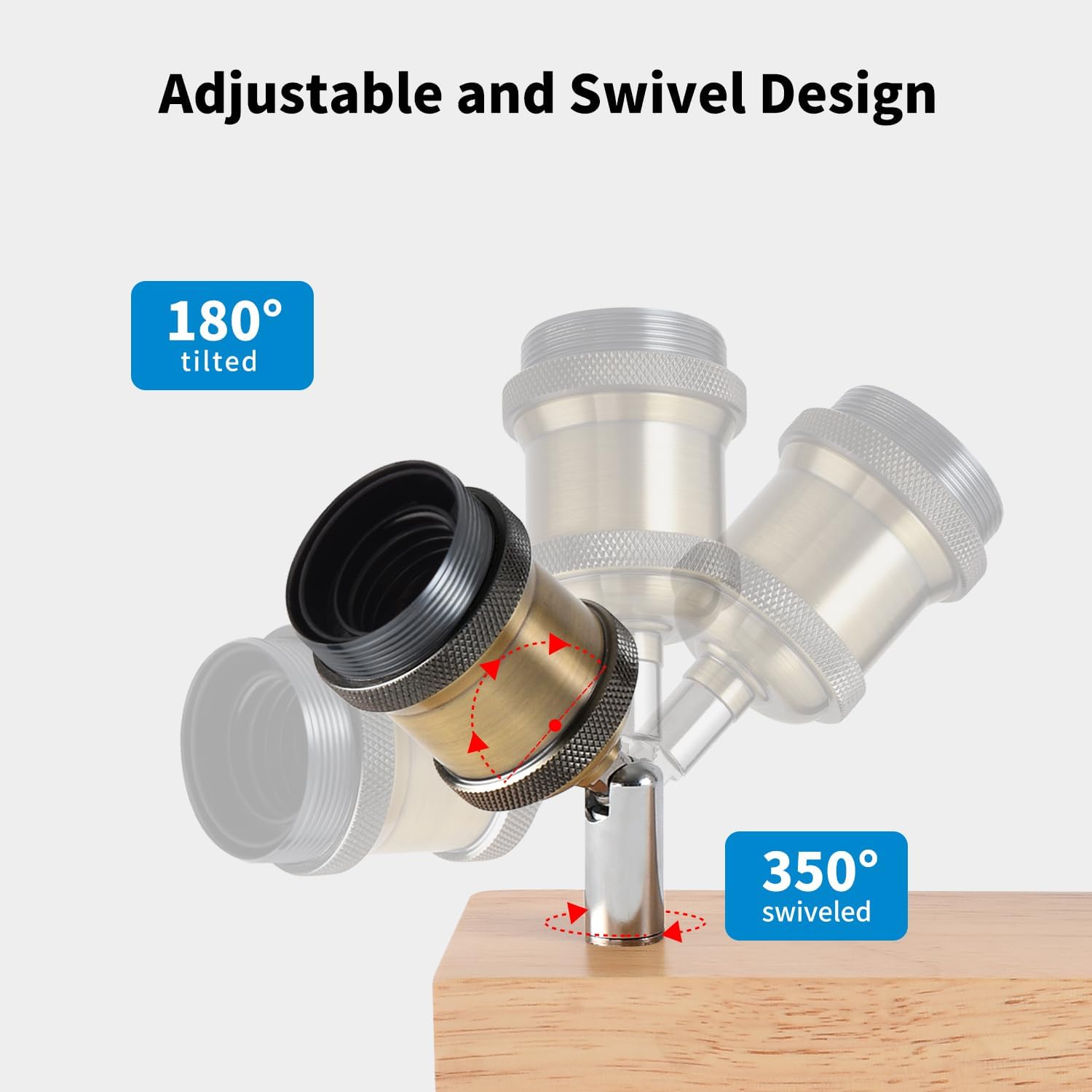 Lvwit Faretti LED da Soffitto Orientabili Retrò - immagine 2