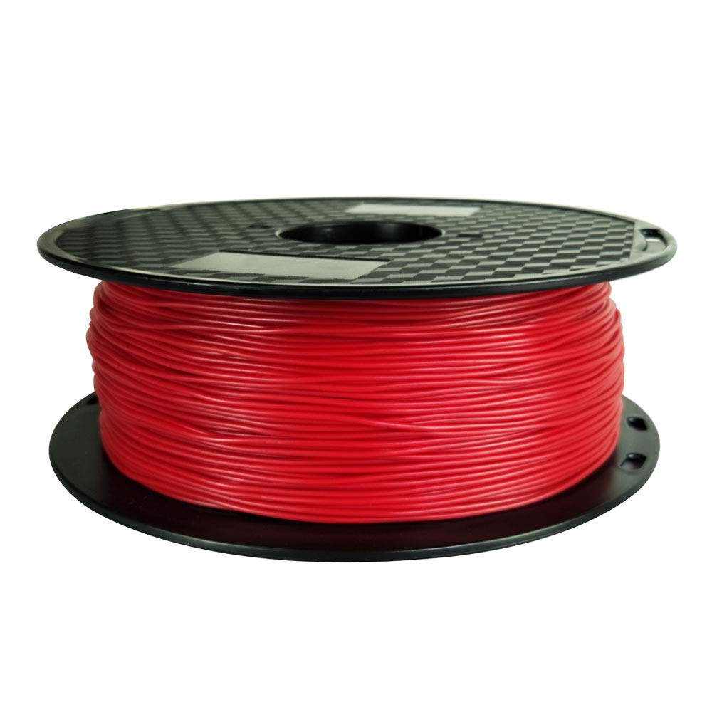 CC3D Filamento rigido in TPU 72D rosso 1,75 mm 1 kg filamento stampante 3D ad alta durezza alta resistenza flessibile TPU rosso FDM stampante resistente materiale di stampa 3D paragonabile al nylon