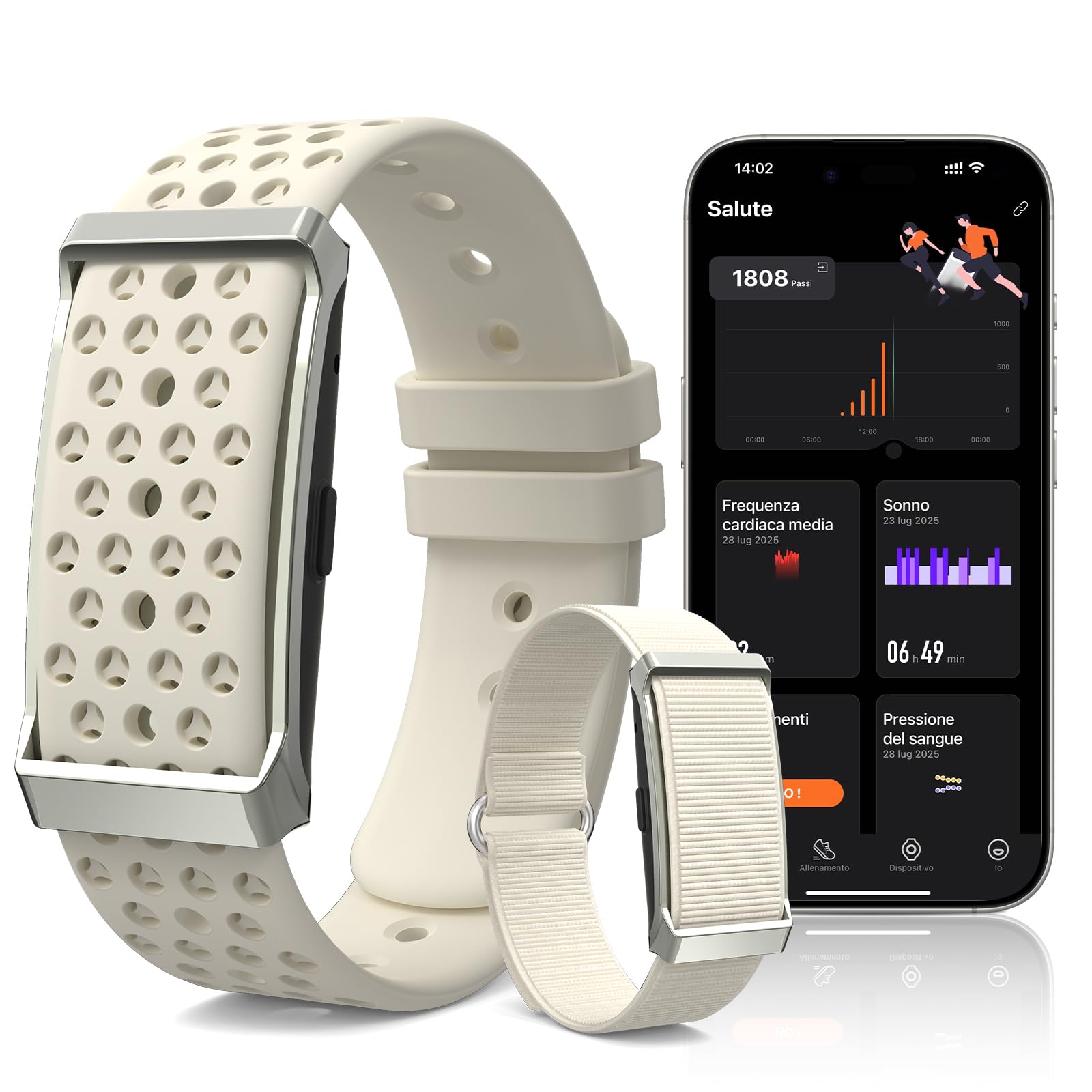 Iso Tech Smart Braccialetto Fitness Band IP68