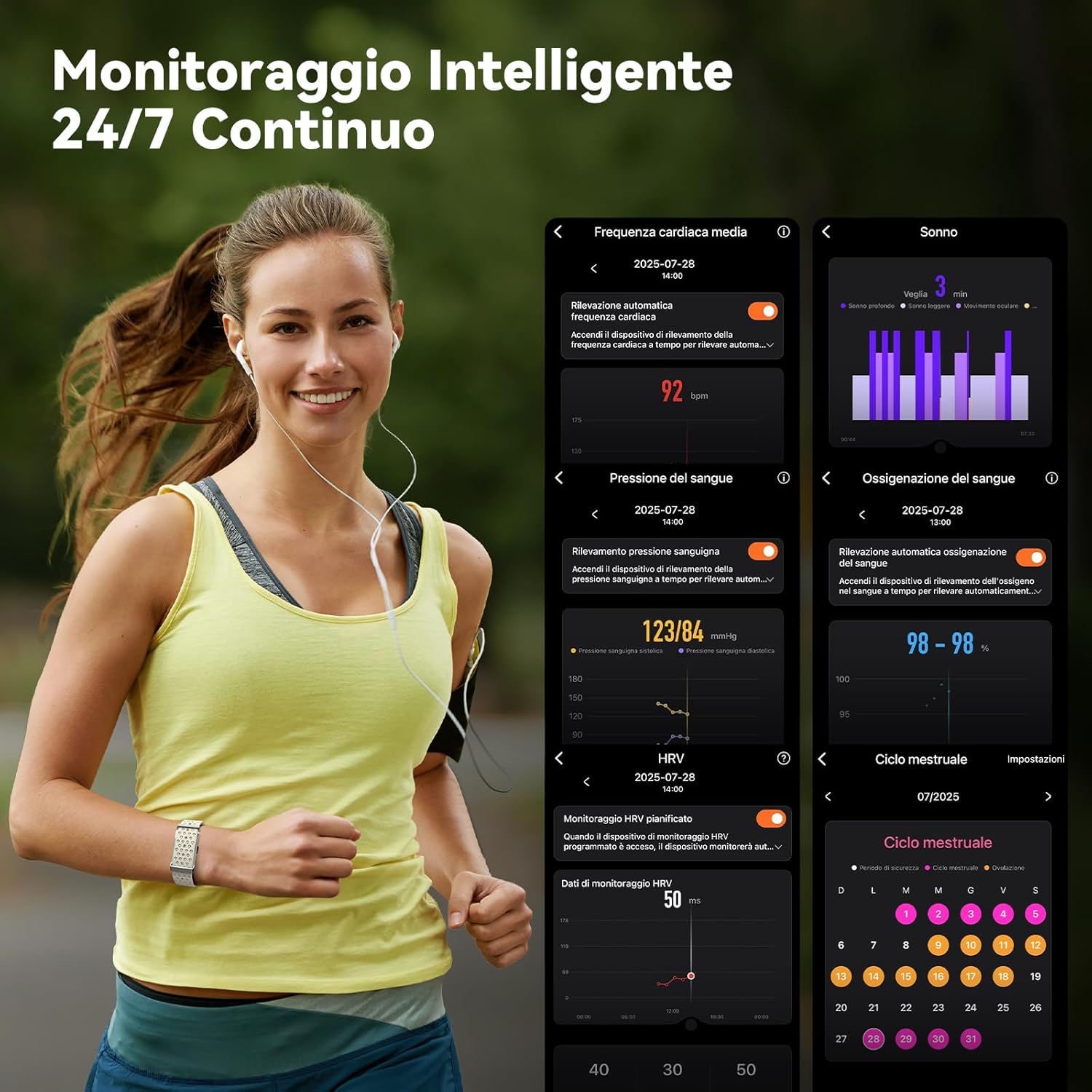 Iso Tech Smart Braccialetto Fitness Band IP68 - immagine 2