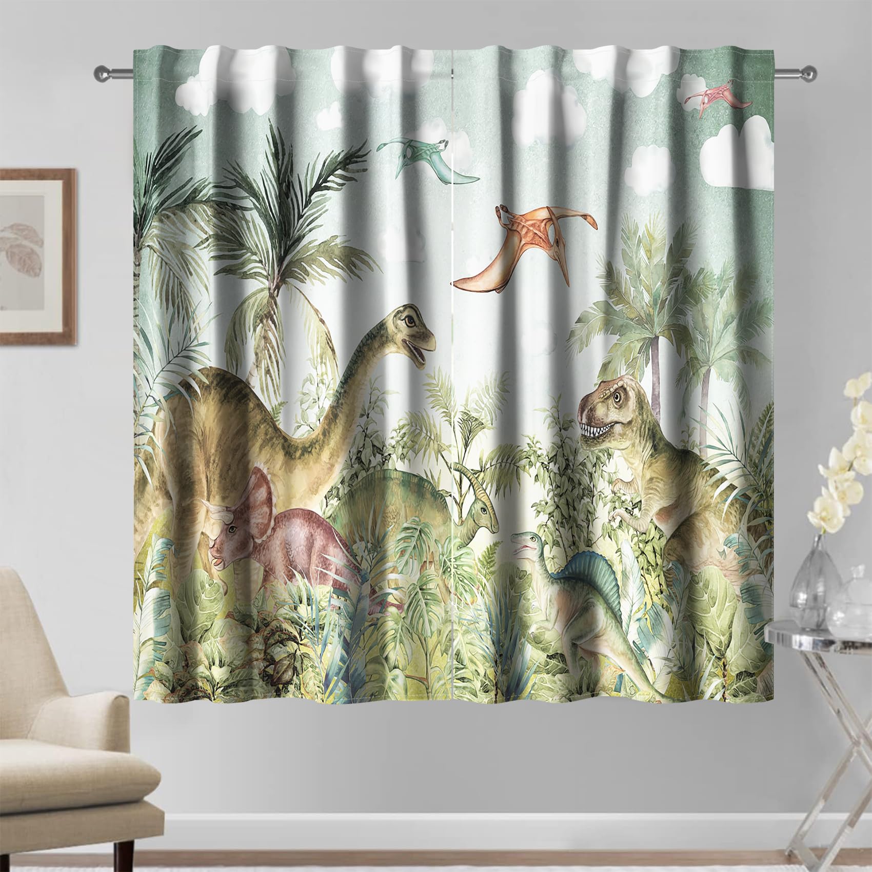 Tende a Cartone Animato per Bambini 117x183cm, 2 Pannelli