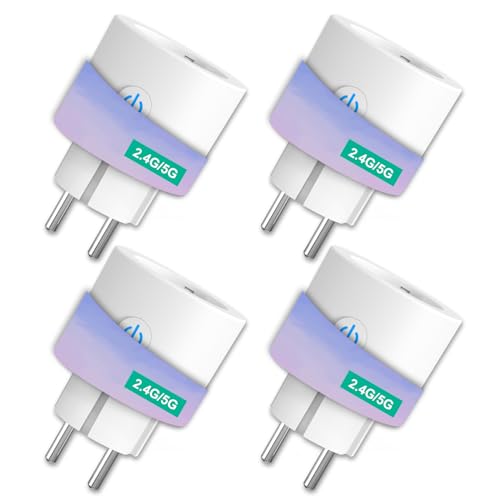 Antela Presa Smart Wifi 5GHz con Monitoraggio Energia, 4Pz