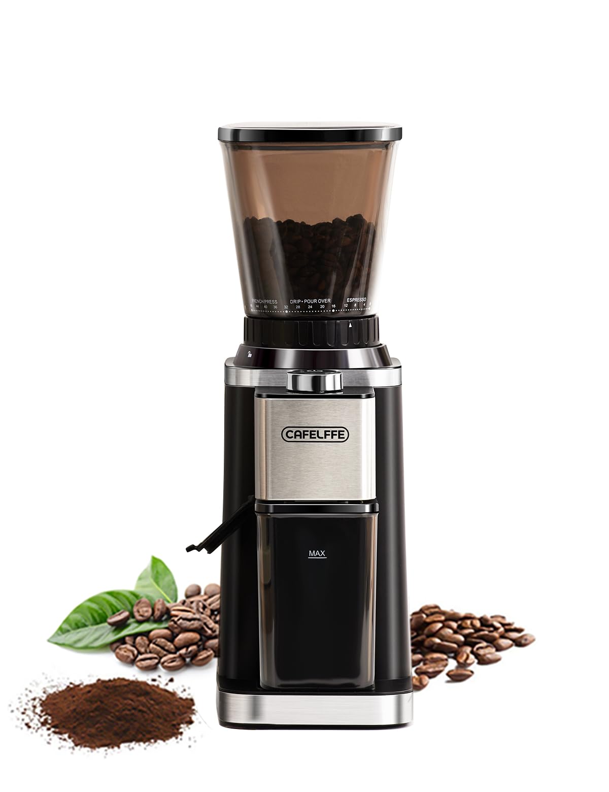 Cafelffe Macinacaffè Elettrico 48 Livelli Macinazione