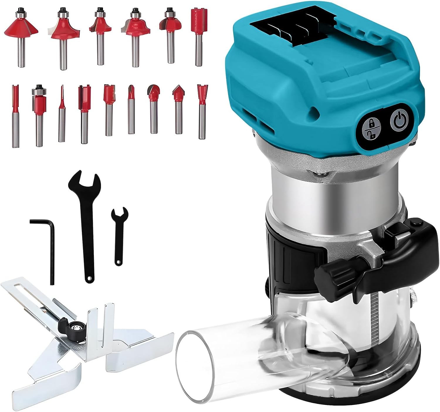 Router Elettrico Wireless Brushless 800W 30000rpm