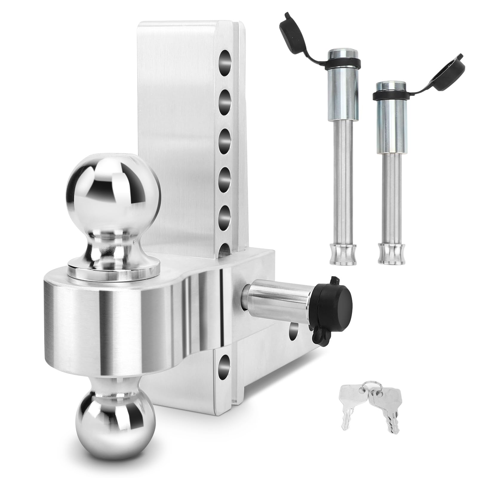 Gancio di Traino Regolabile con Doppie Sfere