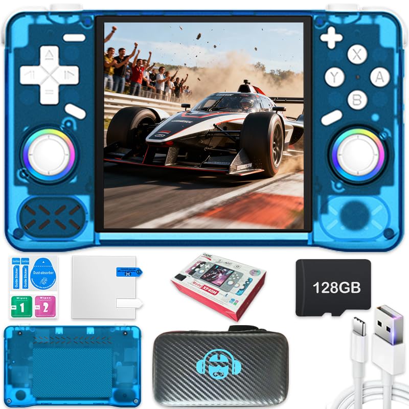 Console di gioco portatile XF40H 128GB, Blu