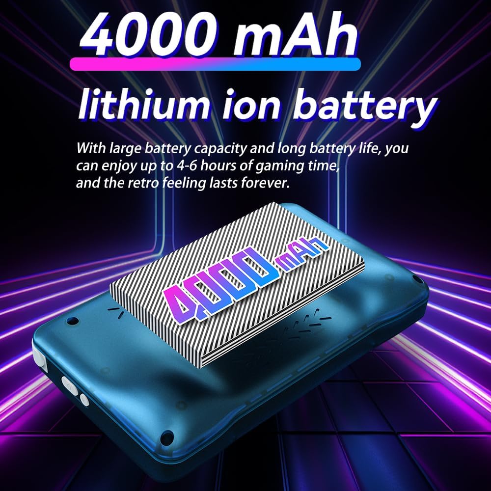 Console di gioco portatile XF40H 128GB, Blu - immagine 3