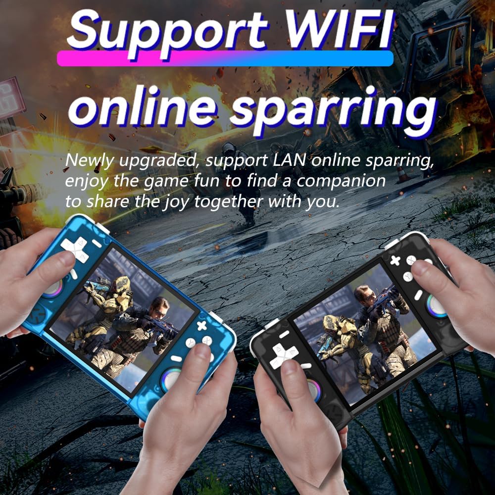 Console di gioco portatile XF40H 128GB, Blu - immagine 7