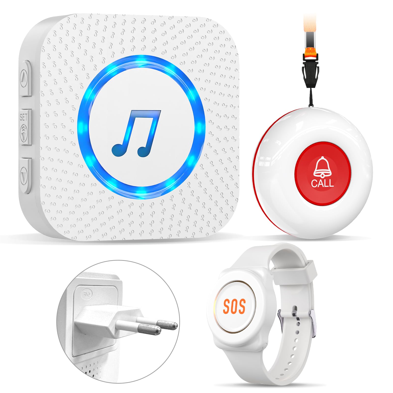 Chunhee Pulsante Allarme Anziani Wireless