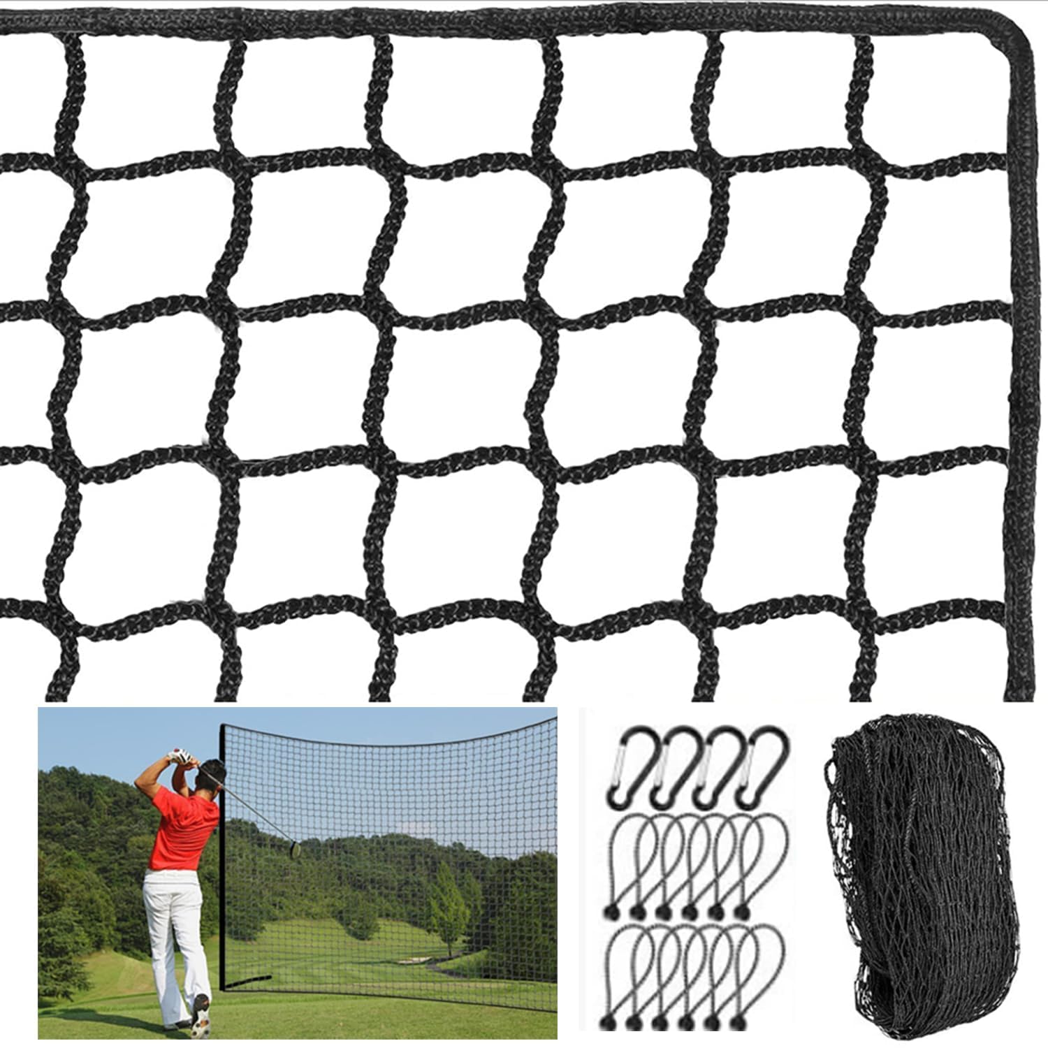 Rete per Pratica Sportiva 3x3cm Maglia Quadrata HDPE