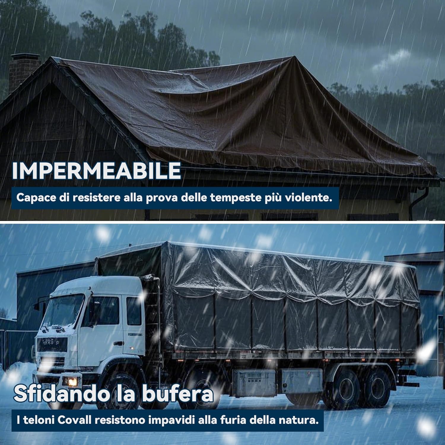 Telo Telone Occhiellato Impermeabile 260g/m² (3x5m) - immagine 6