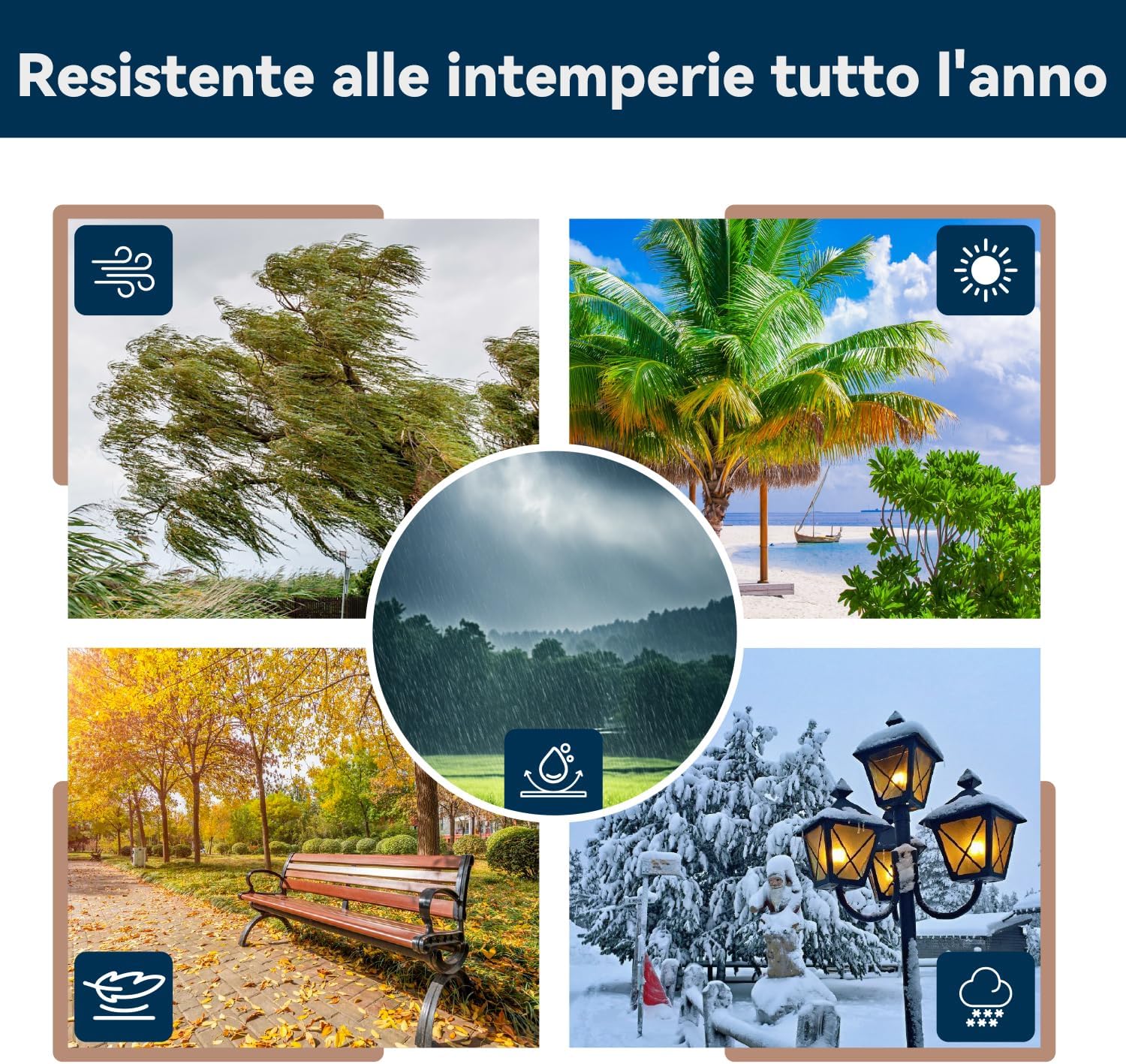 Telo Telone Occhiellato Impermeabile 260g/m² (3x5m) - immagine 7