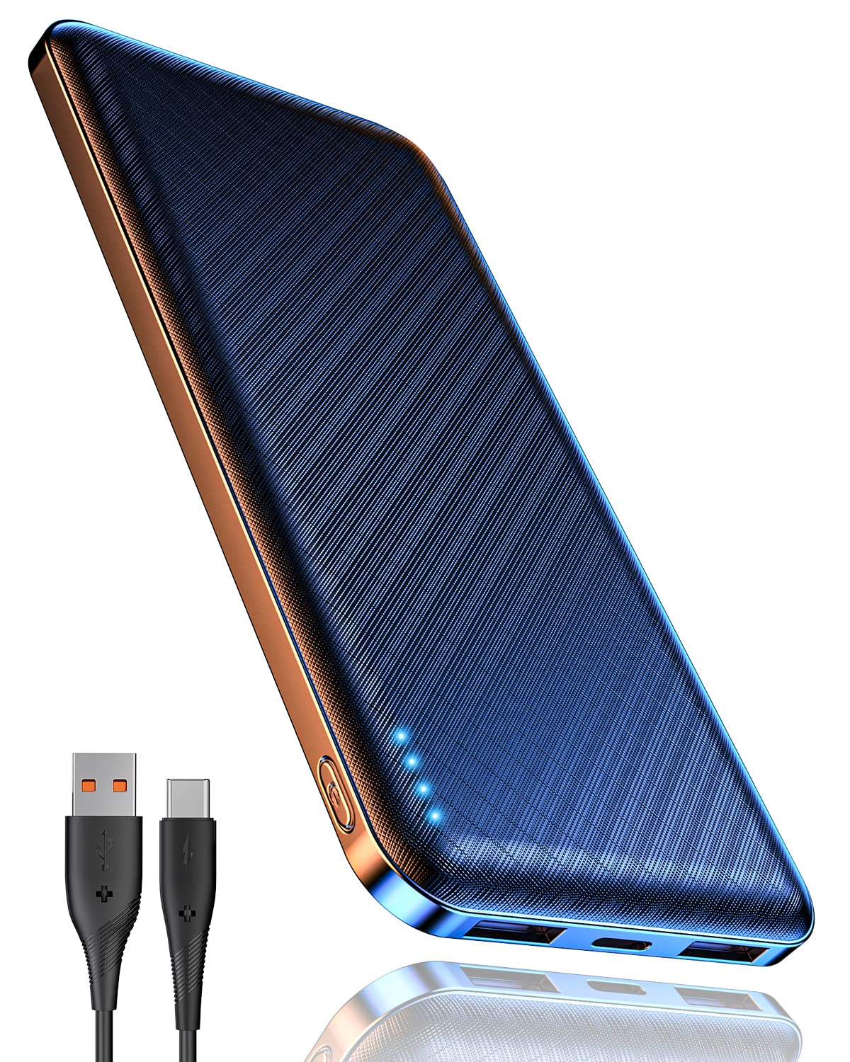 Power Bank 10000 mAh Ultra Leggero Sottile