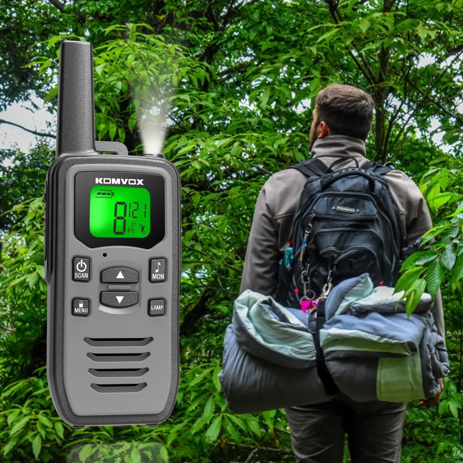 Walkie Talkie Ricaricabile Adulti Professionali 16 Canali - immagine 5