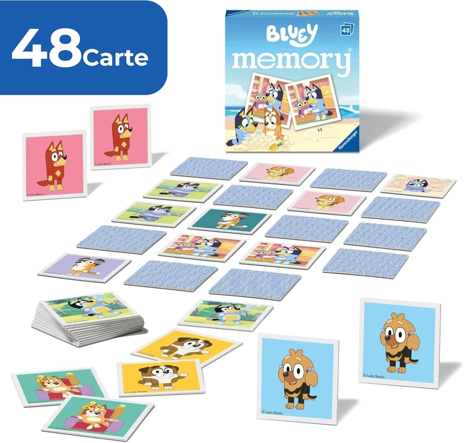 Ravensburger Bluey Mini Memory Gioco per Bambini 3 Anni - immagine 2