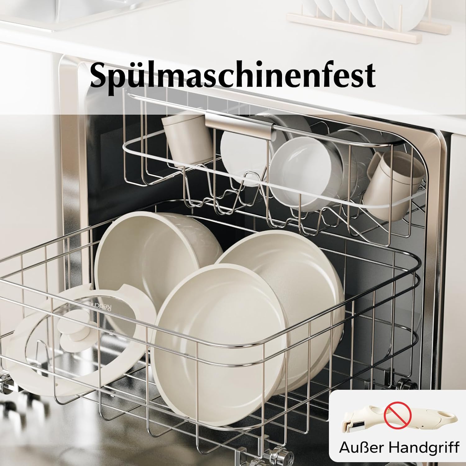 Redchef Set di Pentole 16 Pezzi Antiaderente in Ceramica - immagine 8