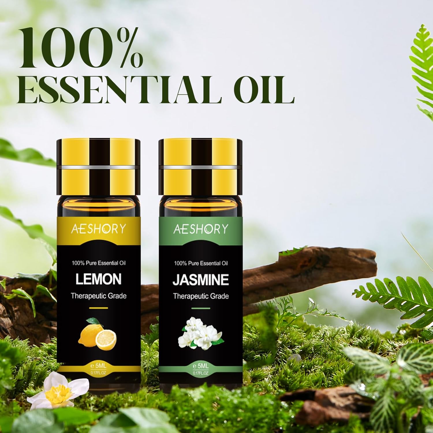 Aeshory Oli Essenziali per Diffusore - Set 20x5ml - immagine 2