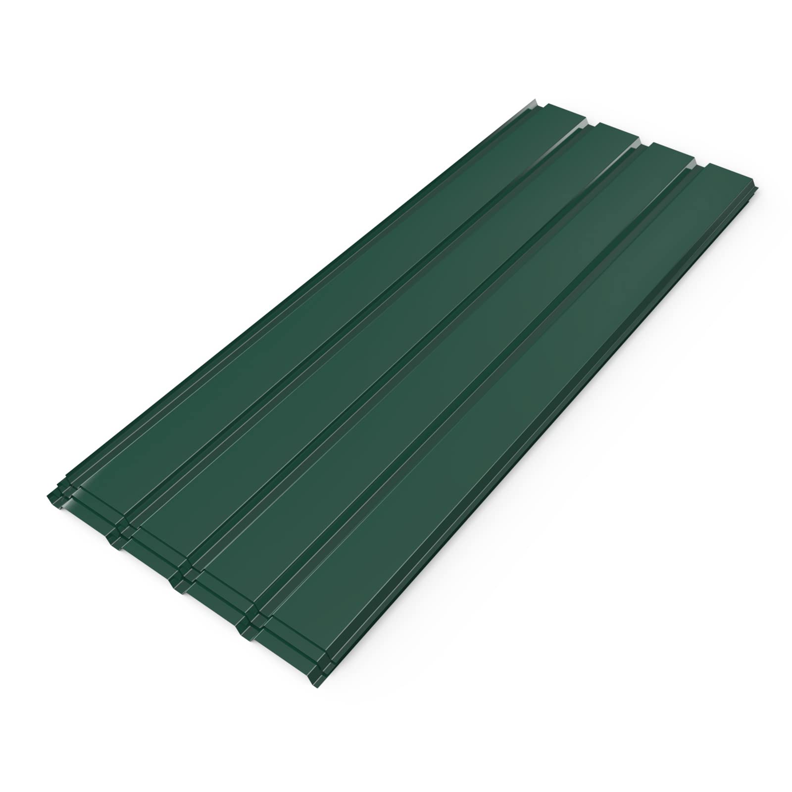 Mondeer Pannelli Tetto Trapezoidali 12pcs 115x45cm, Verde