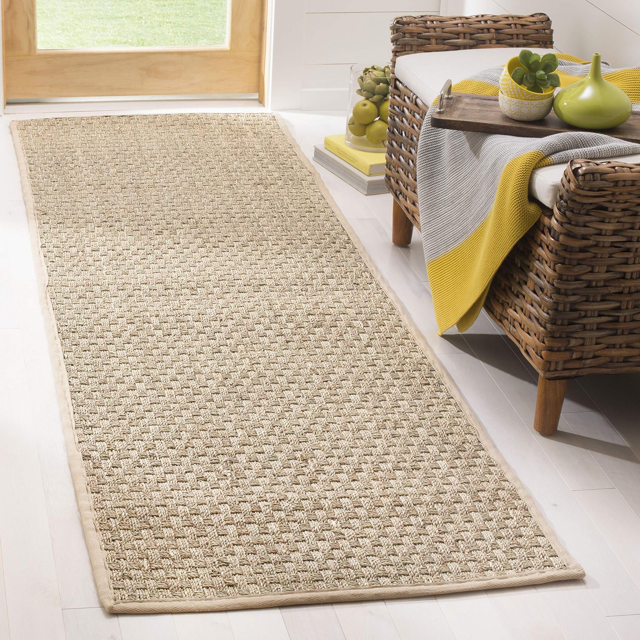Safavieh Tappeto Runner in Fibra Naturale 2'6 x 20'