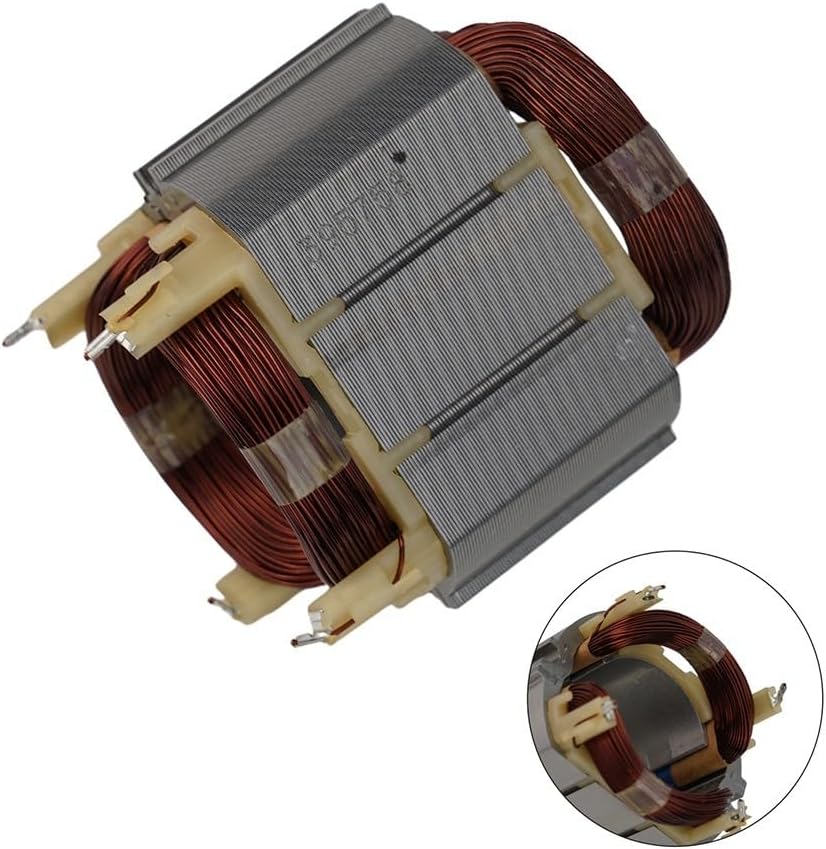 Set Statore e Rotore con Spazzole di Carbone e Cuscinetti - immagine 2
