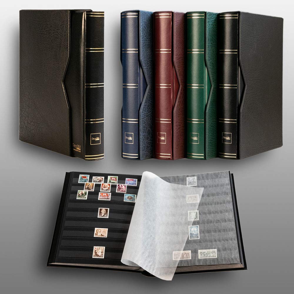 Prophila Leuchtturm classificatori 60 Pagine Nere con Cofanetto Nero