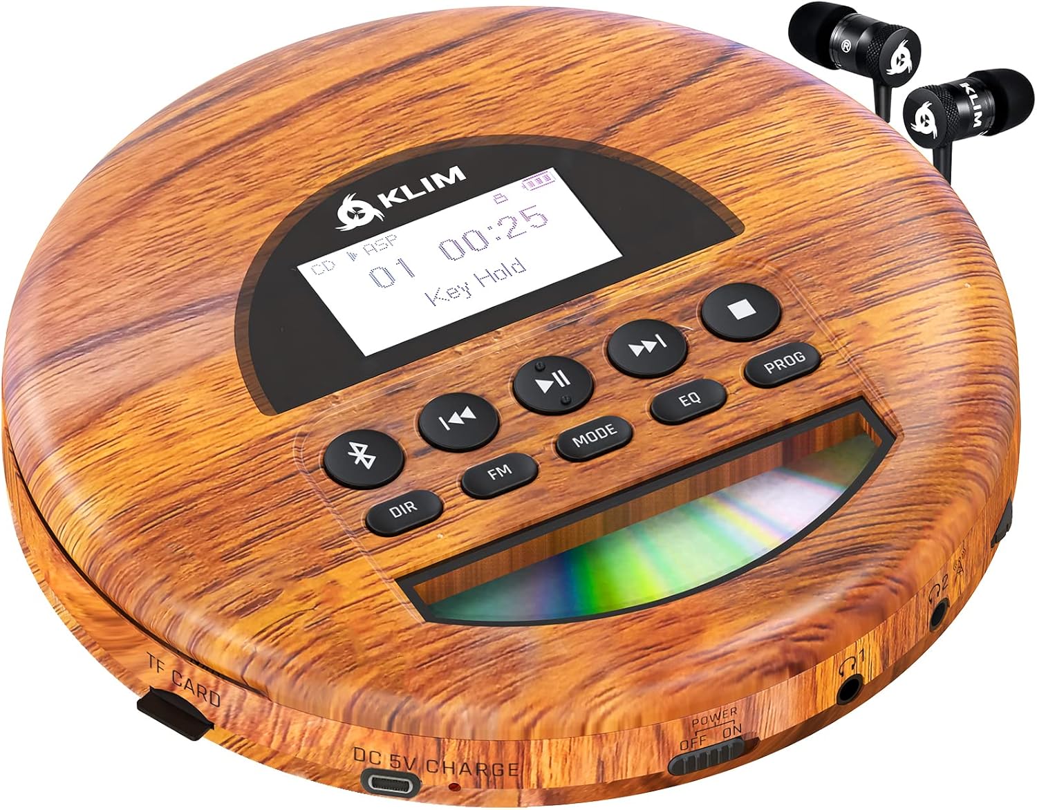 Klim Nomad Wood - Lettore CD Portatile 2024 - immagine 4