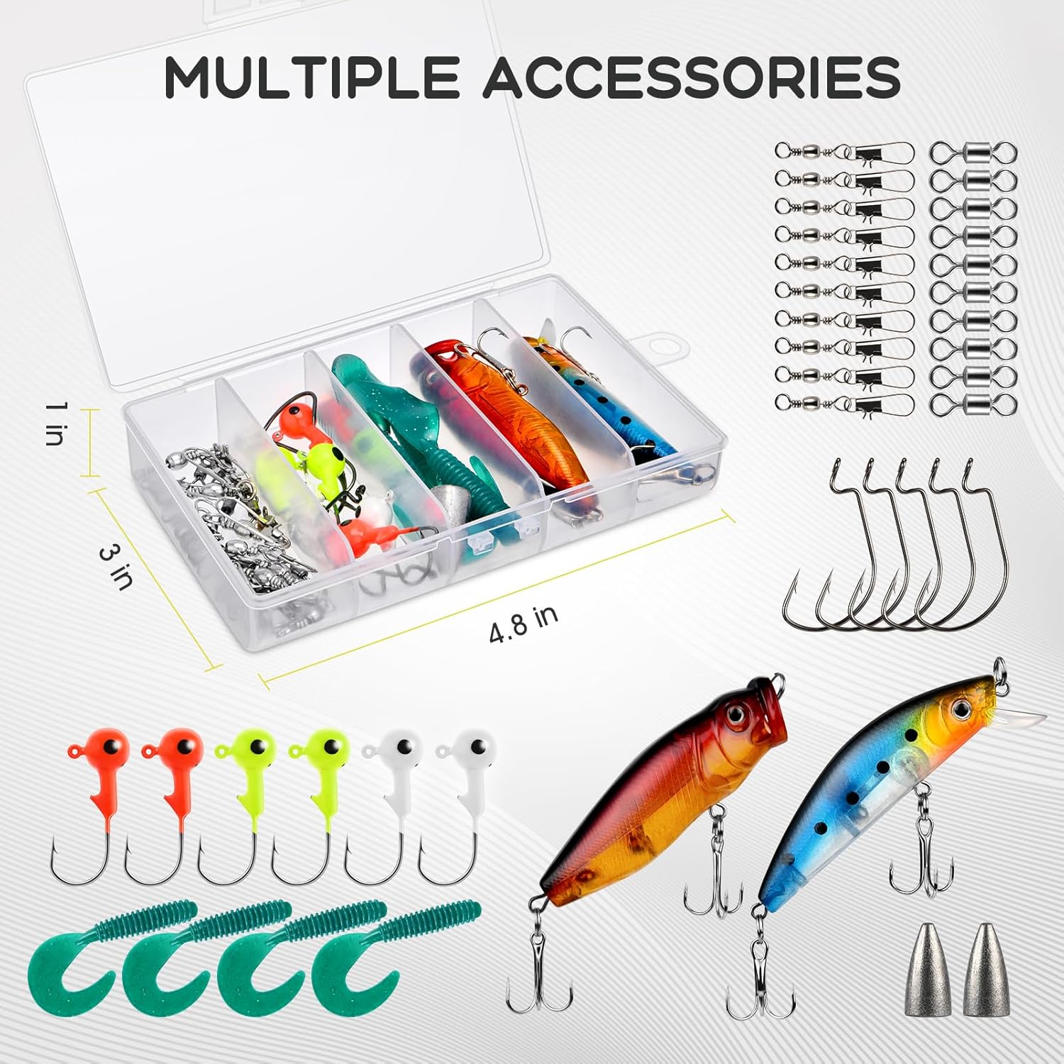 Magreel Set Canna da Pesca Telescopica e Mulinello - immagine 7