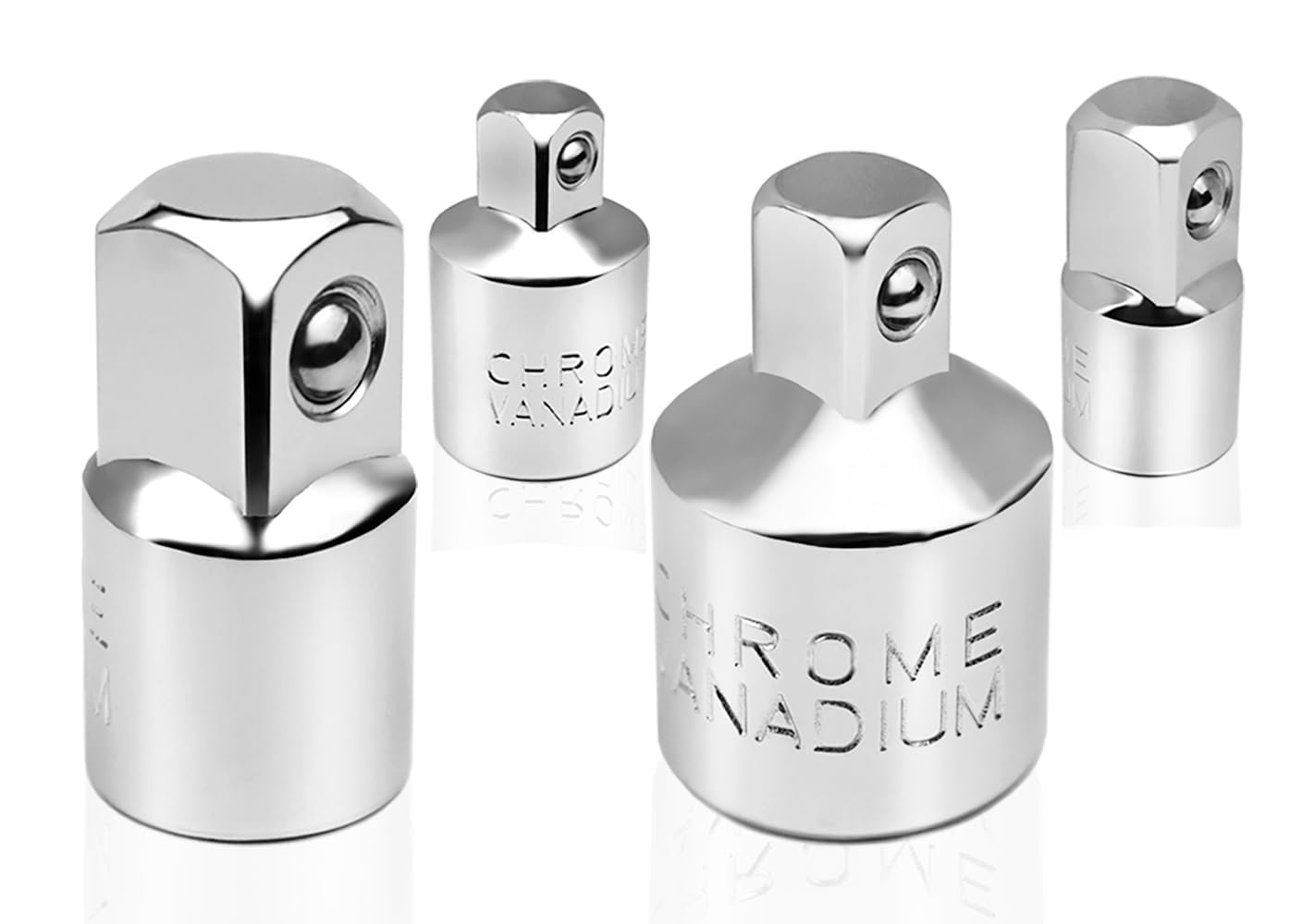 Set di 4 Adattatori per Bussola in Acciaio al Cromo