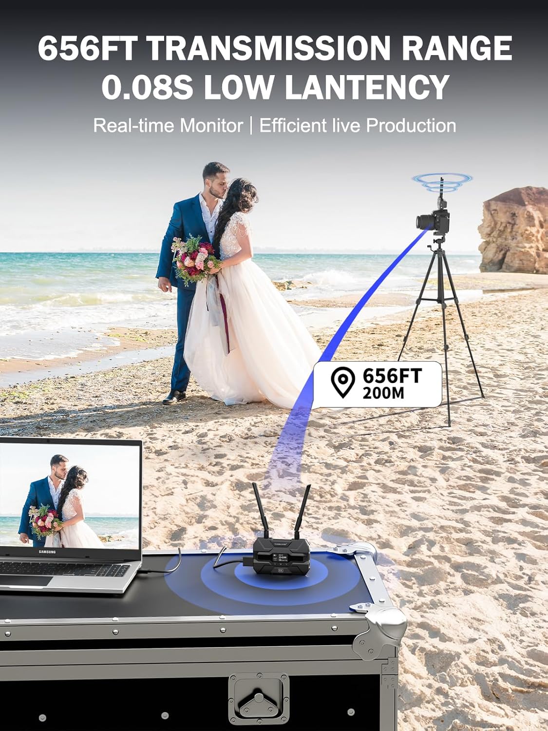 Lemorele Trasmettitore e Ricevitore Wireless HDMI Full HD - immagine 3