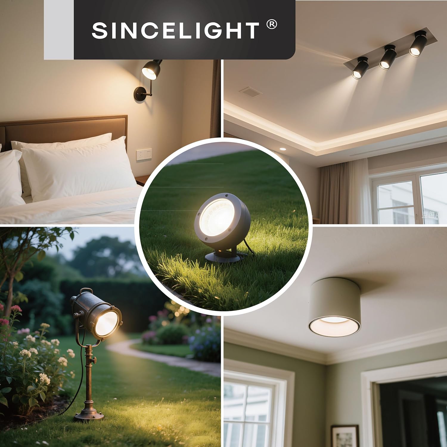 Sincelight PAR30s - Lampadina LED E27 8W (4 pz) - immagine 7