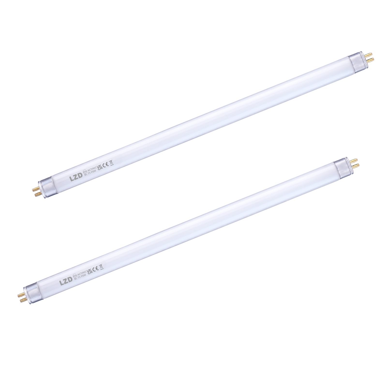 Lzd Tubo di Ricambio T5 F8W per Zanzariera Elettrica 2 Pack