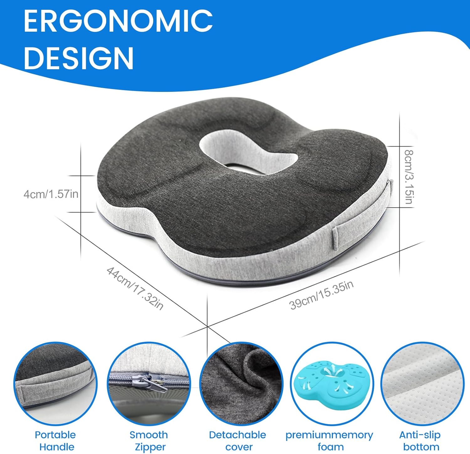 Spalivivre Cuscino Antidecubito Ortopedico - immagine 2