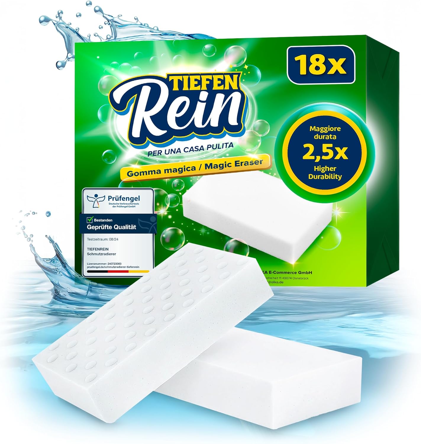 Spugna Magica PRO 18 pezzi - Extra Resistente - immagine 1