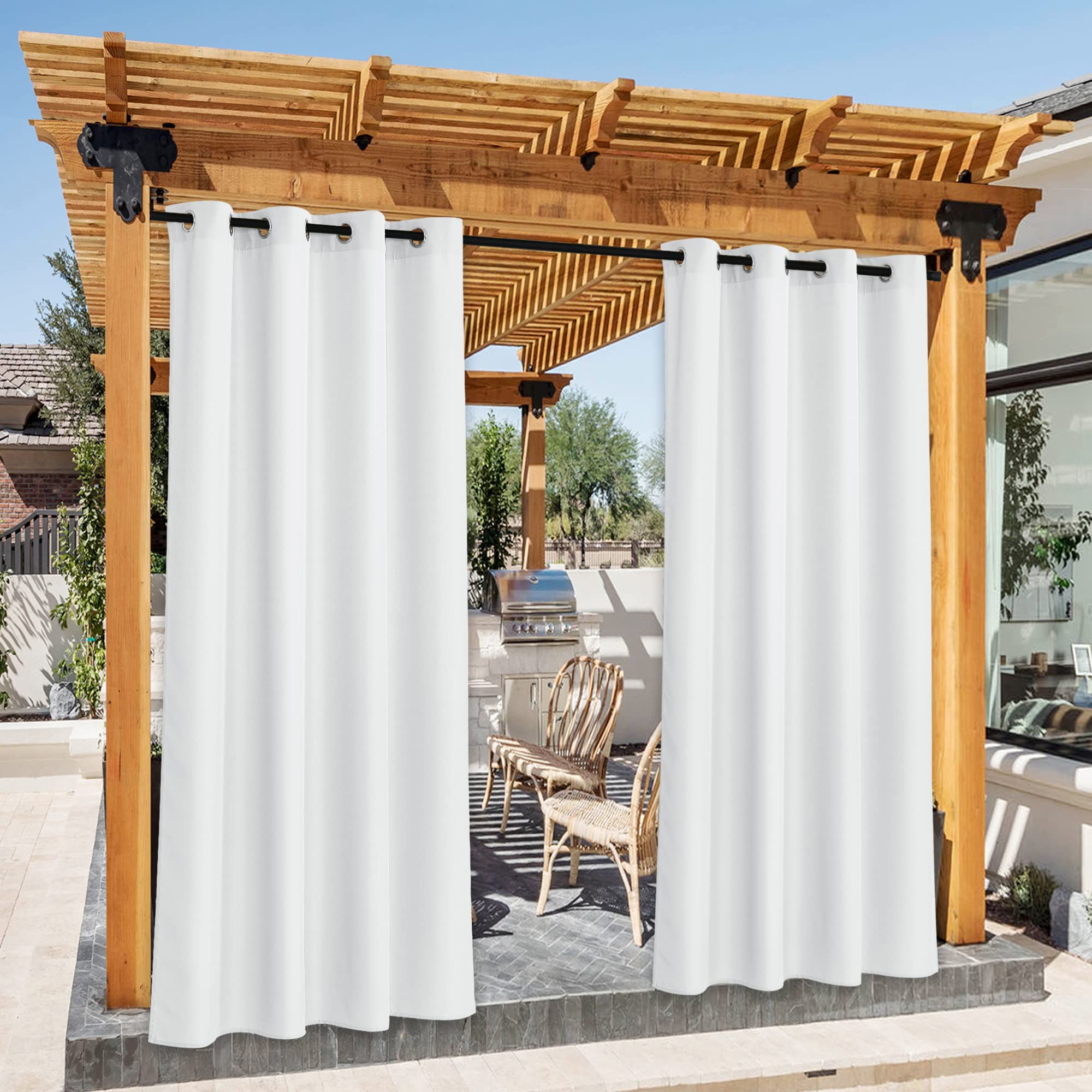 Pony Dance Tenda da Esterno Impermeabile 2 Pezzi, Bianche