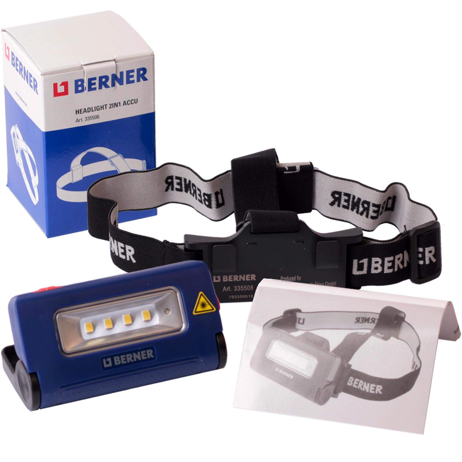 Berner Headlight - Torcia a LED 2 in 1