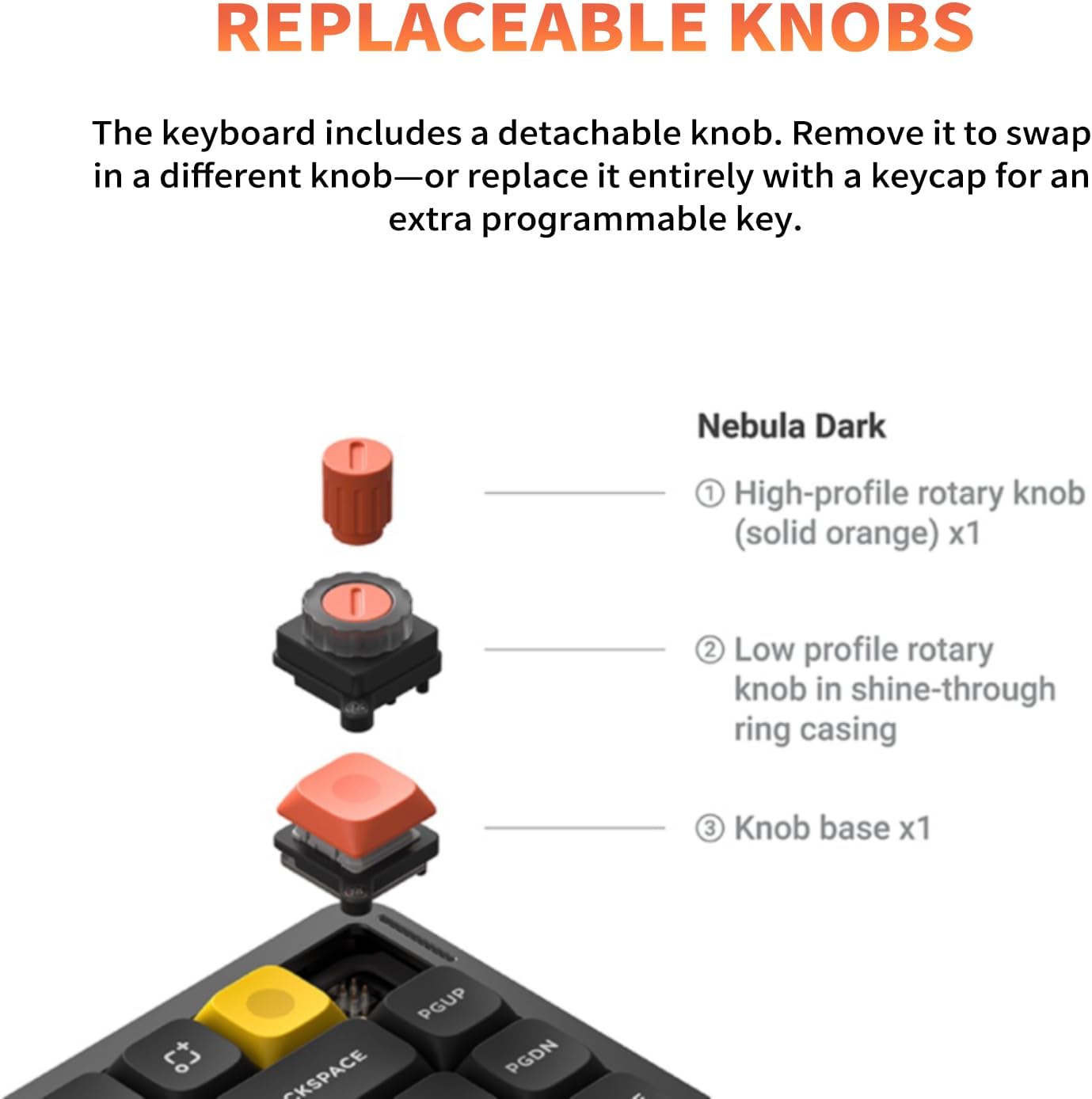 Nuphy Air75 V3 Tastiera Meccanica Wireless 84 Tasti - immagine 5