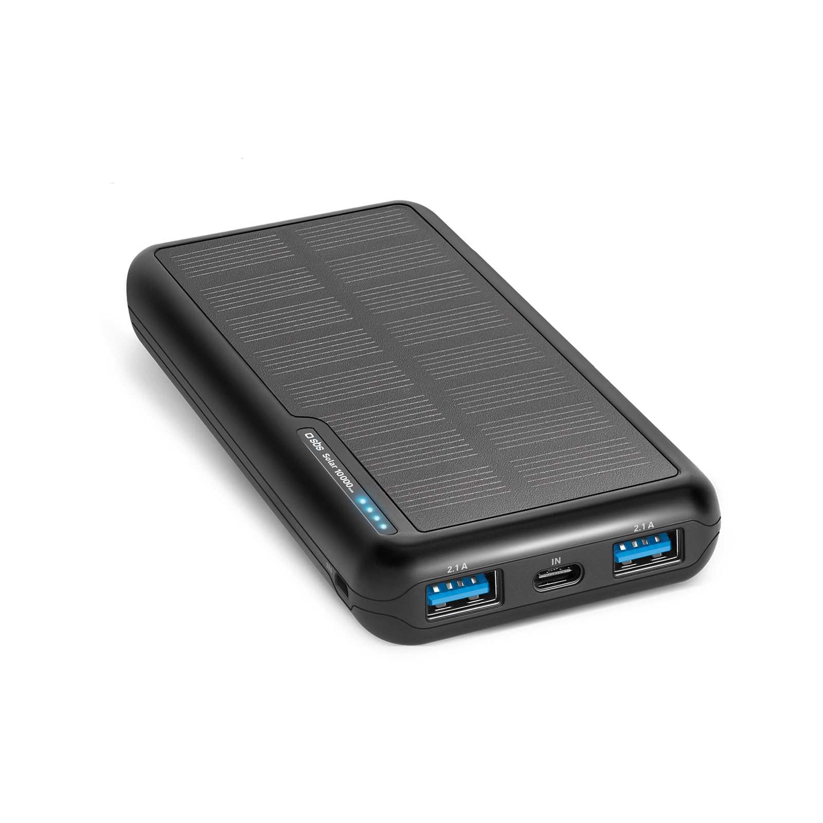 Sbs Solar PowerBank 10.000mAh, Nero