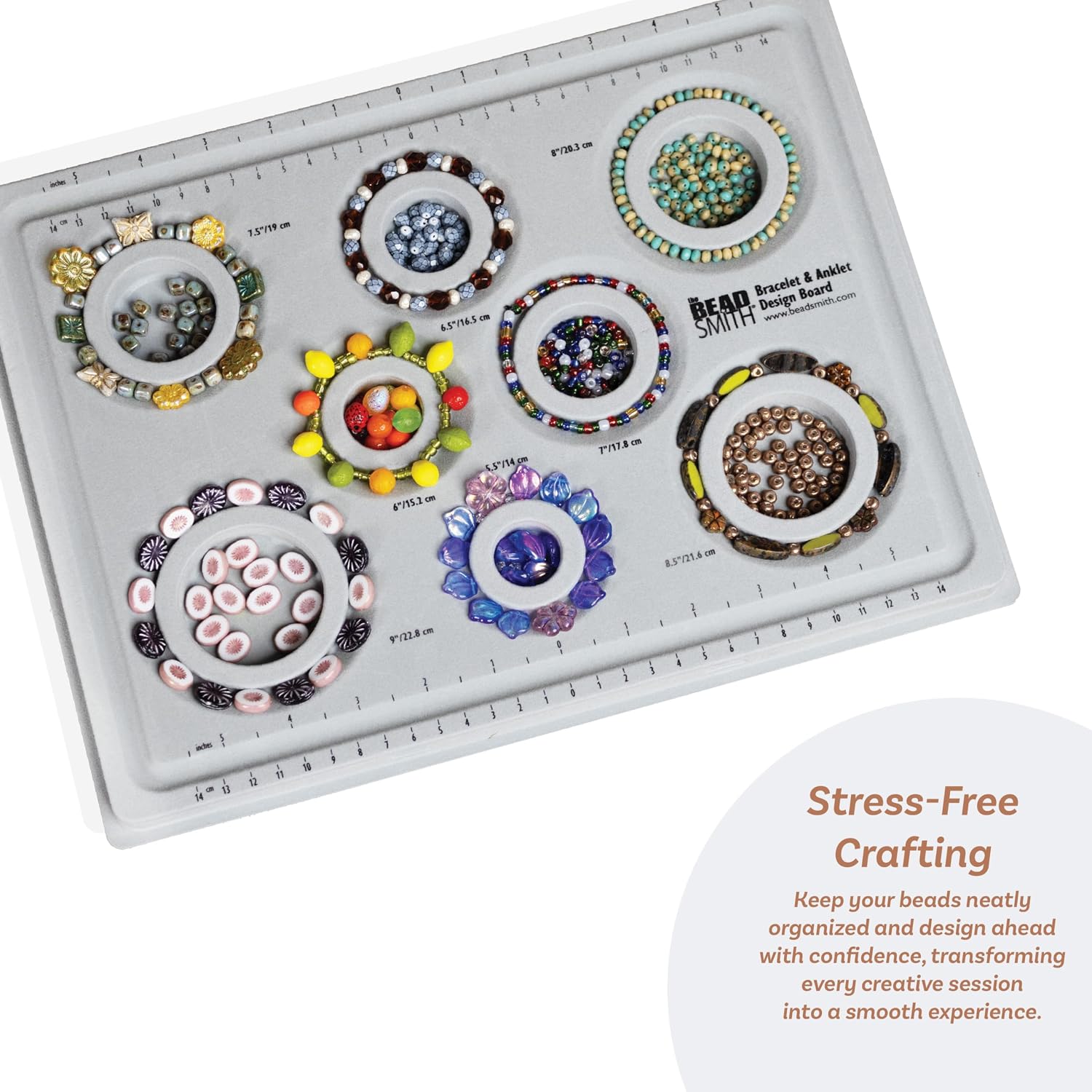 The Beadsmith Elements Bracciale & Cavigliera Design Bead Board – 20,75 ...