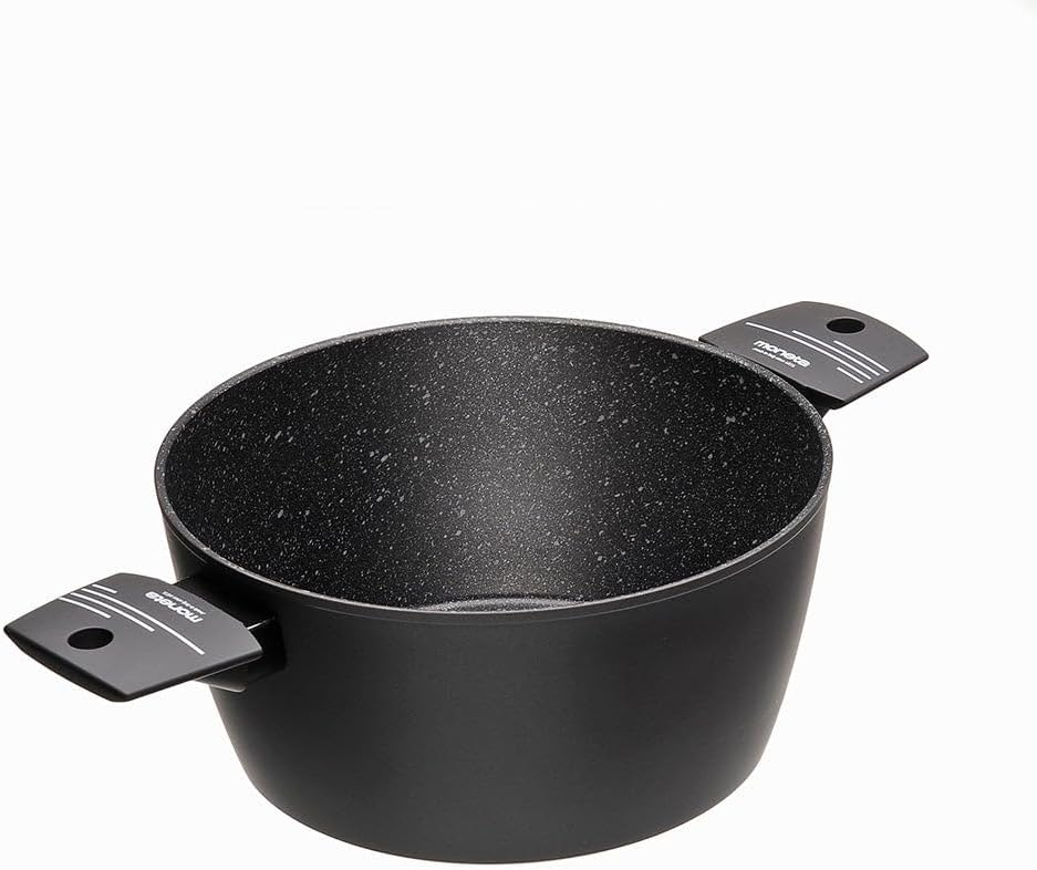 Moneta Yes! Casseruola 2 Manici 24 cm, Nera - immagine 1