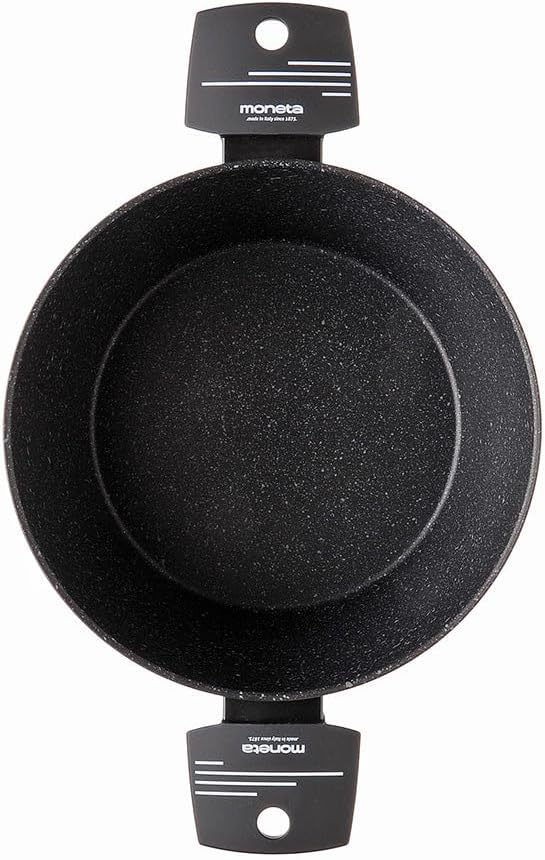 Moneta Yes! Casseruola 2 Manici 24 cm, Nera - immagine 2