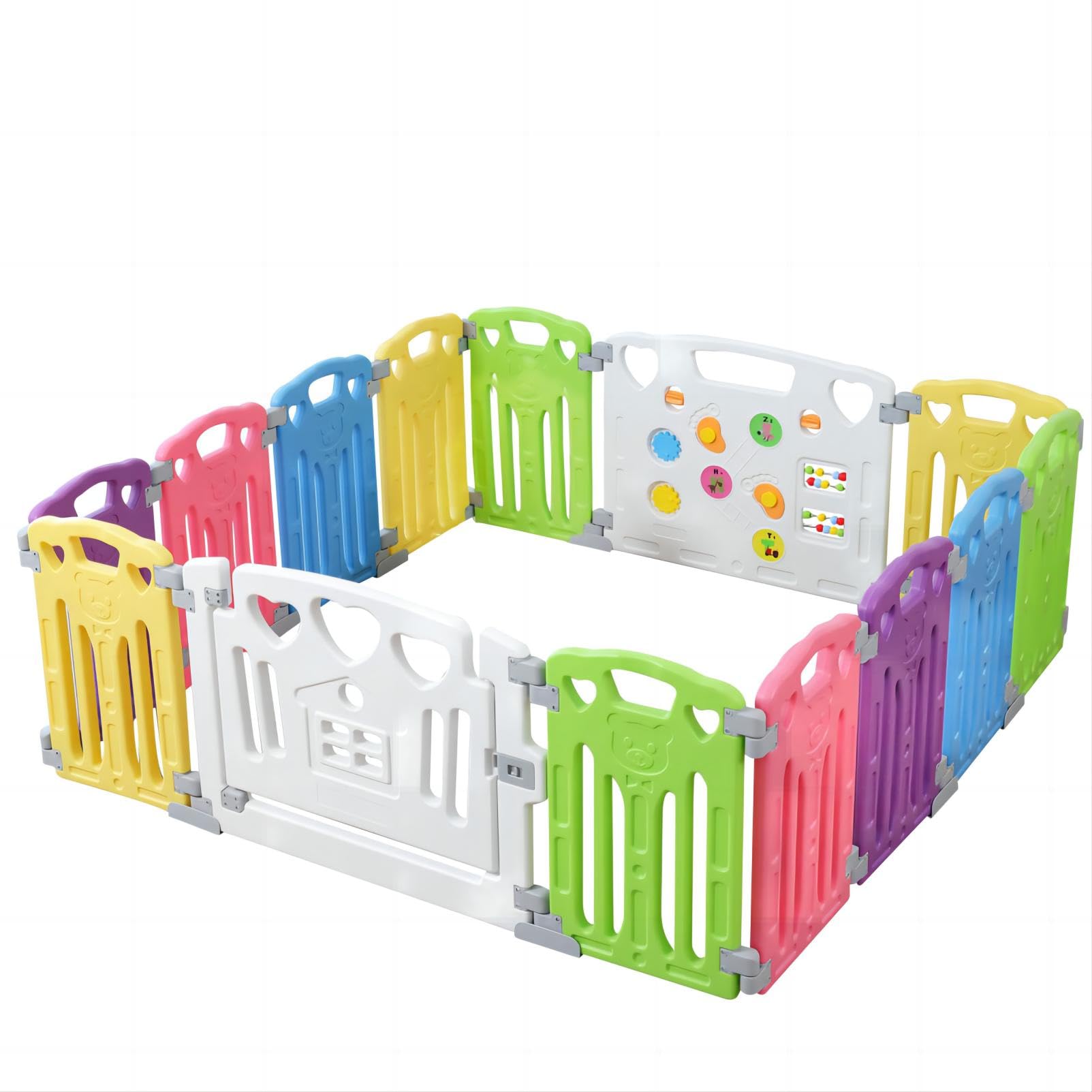 Gupamiga Box per Bambini con 14 Pannelli