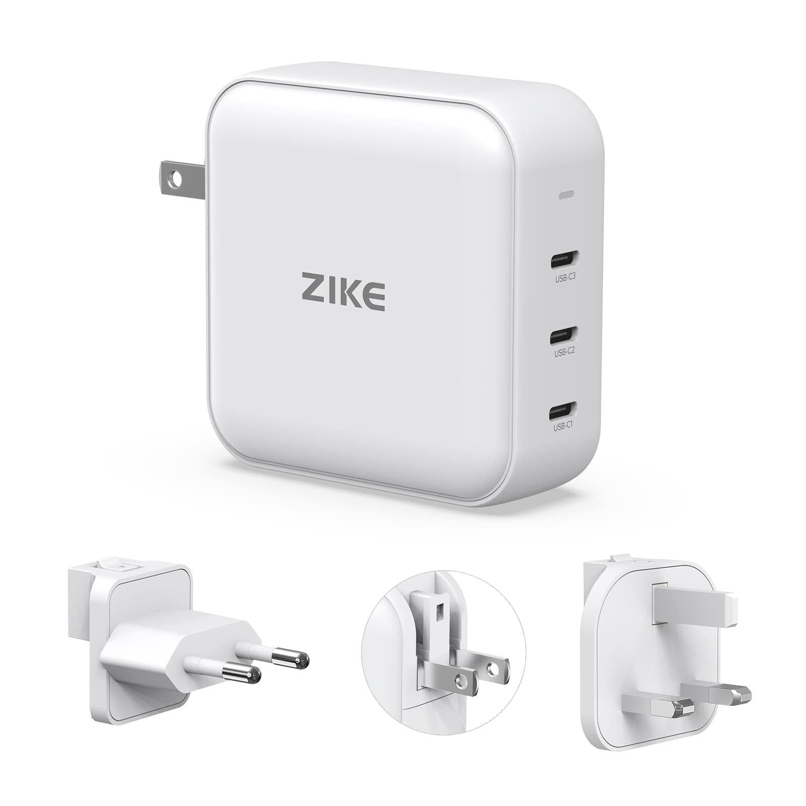 Zike Caricatore USB-C GaN 140W 3 Porte PD3.1 PPS