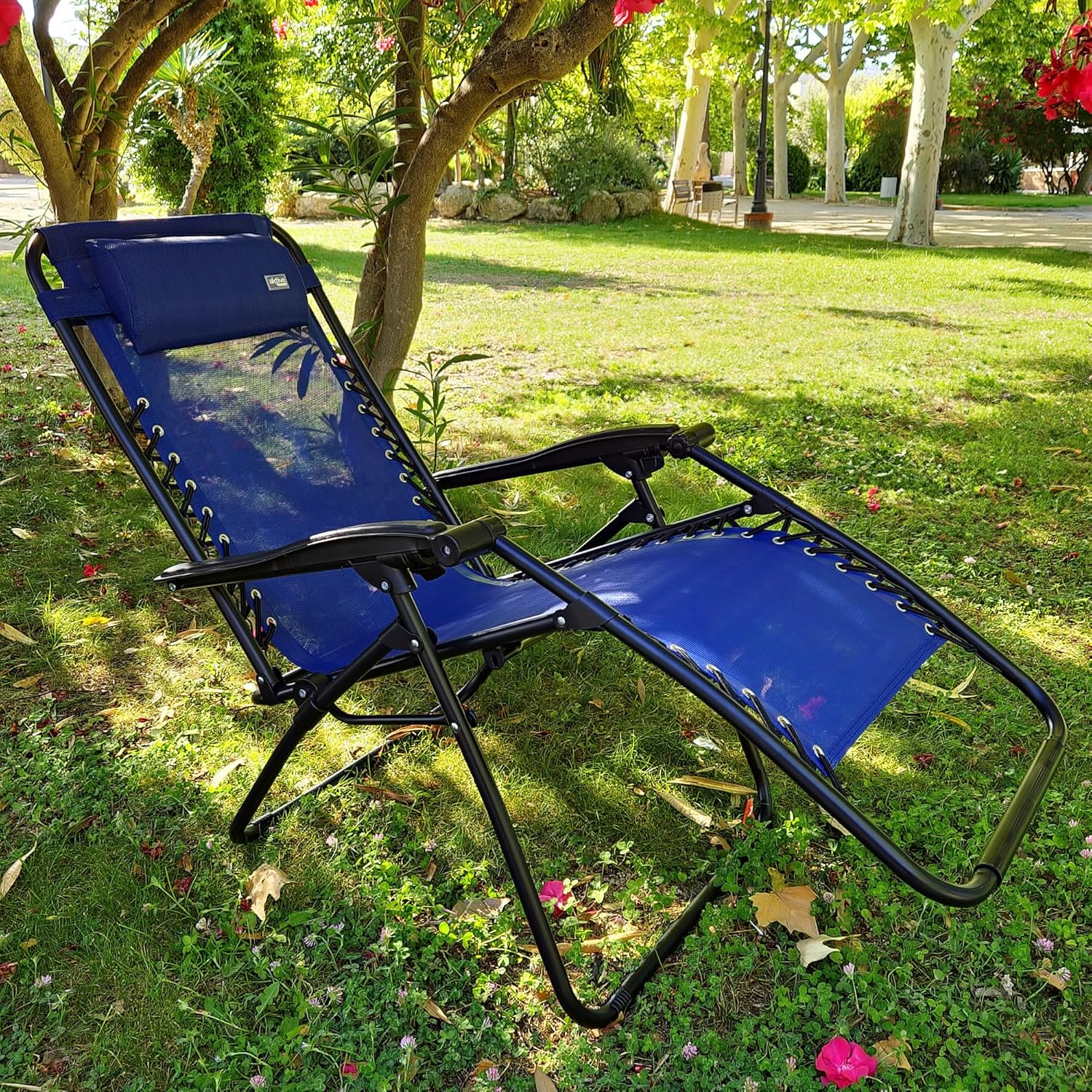 Aktive Sedia Pieghevole Gravità Zero, Blu - immagine 2